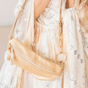 Bolso Lucia Crema Rosa Tekury